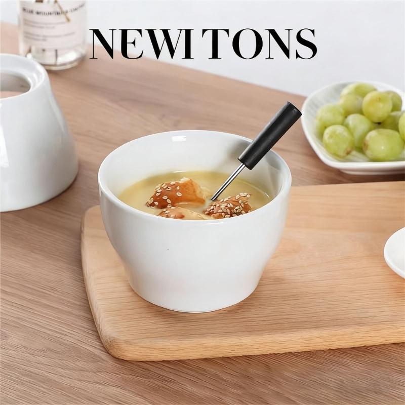 Fondue Pot Ceramic - QX2E Белая керамическая машина для приготовления