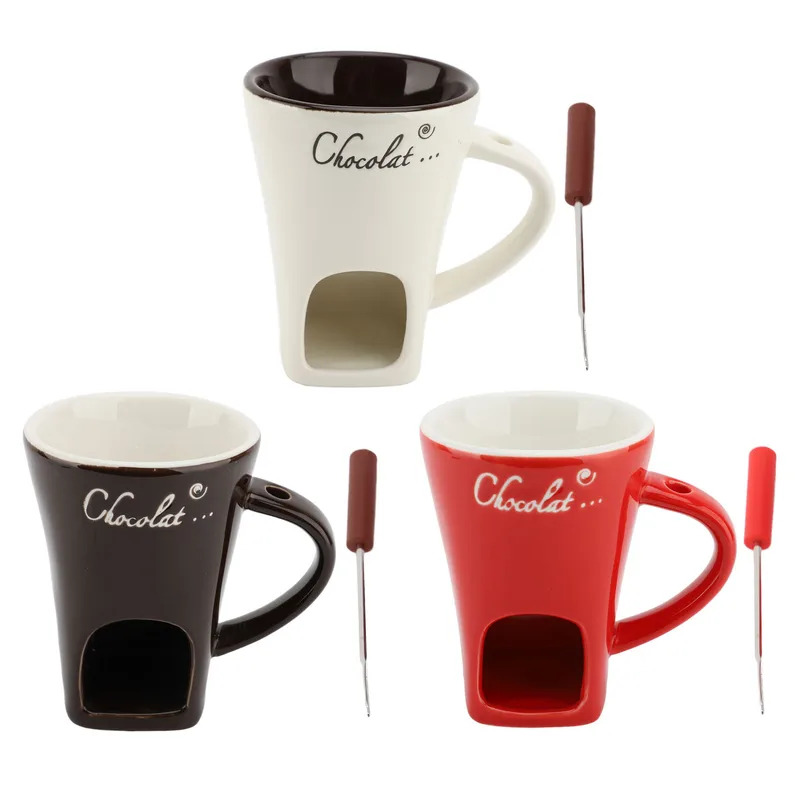 Fondue Pot Ceramic - Кружка для плавления шоколада, фондю, керамический