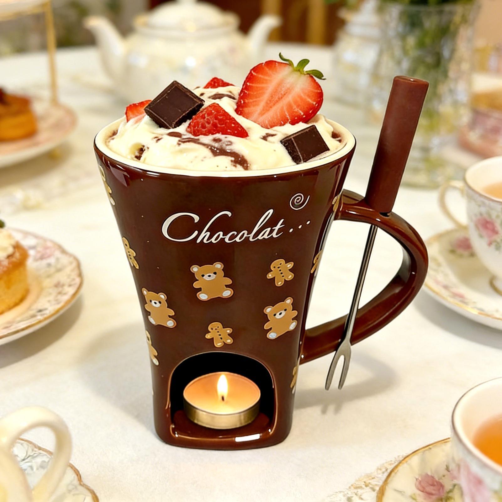 Керамическая кружка для фондю  – обзор и цена Fondue Pot Ceramic