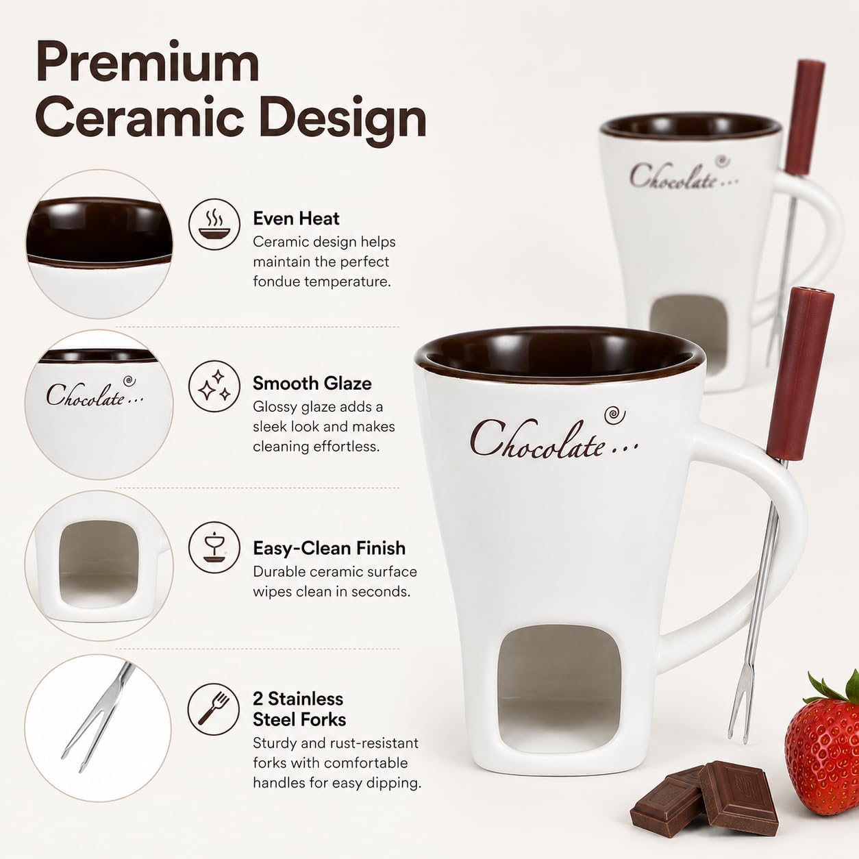 Керамическая чаша для фондю с  – обзор и цена Fondue Pot Ceramic