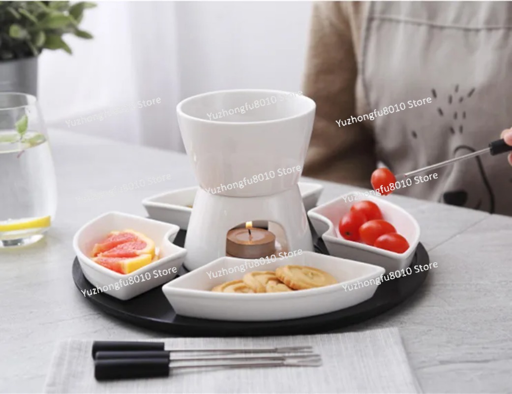 Набор для шоколадного или сырн – обзор и цена Fondue Pot Ceramic