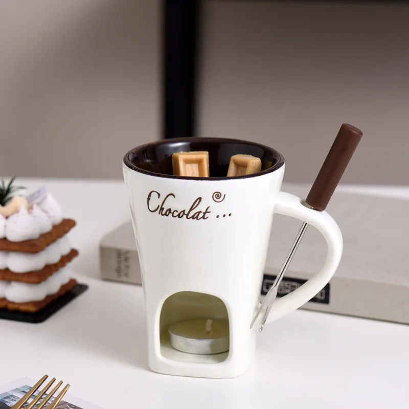 130 мл кружка для шоколадного  – обзор и цена Fondue Pot Ceramic