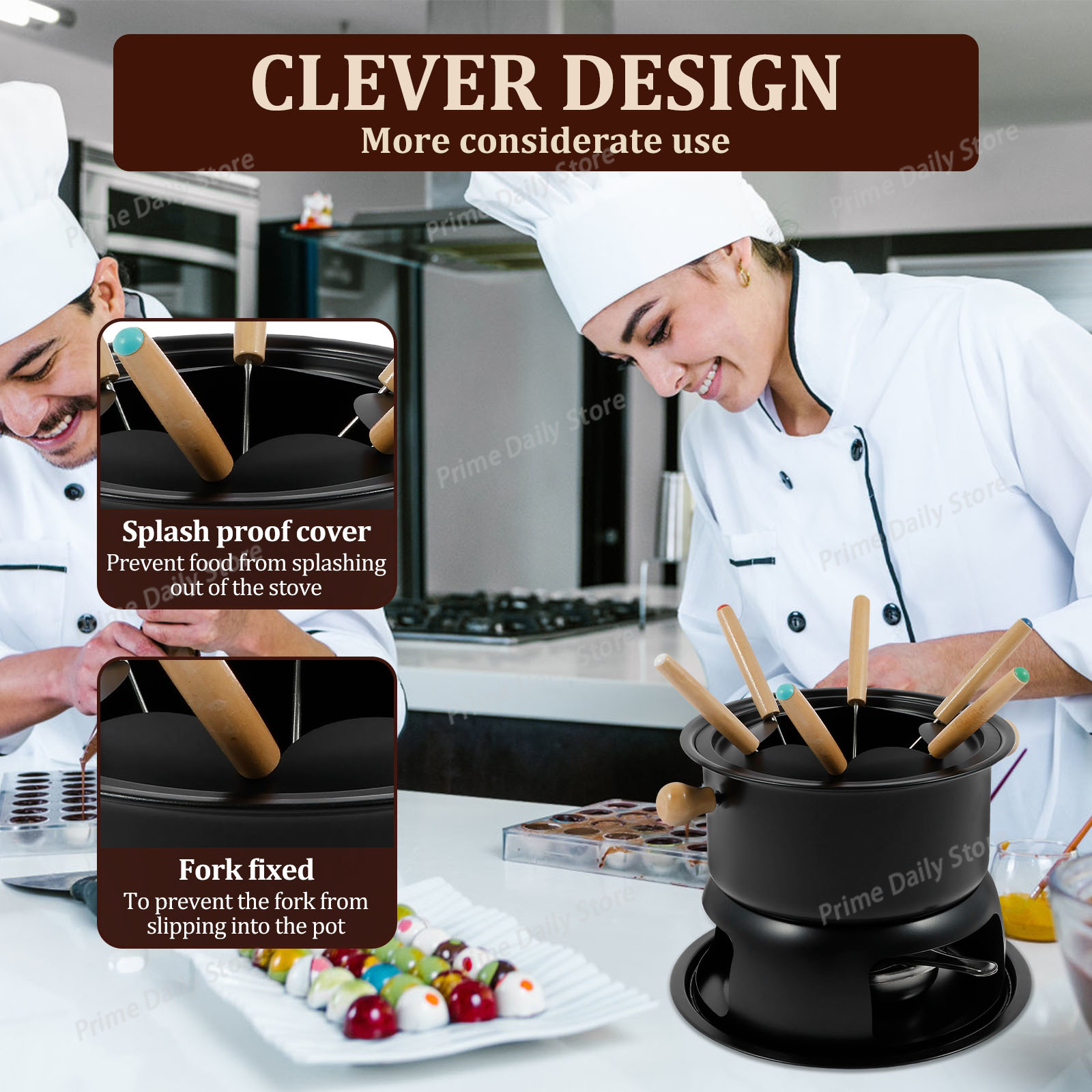 Керамическая чаша для шоколадн – обзор и цена Fondue Pot Ceramic