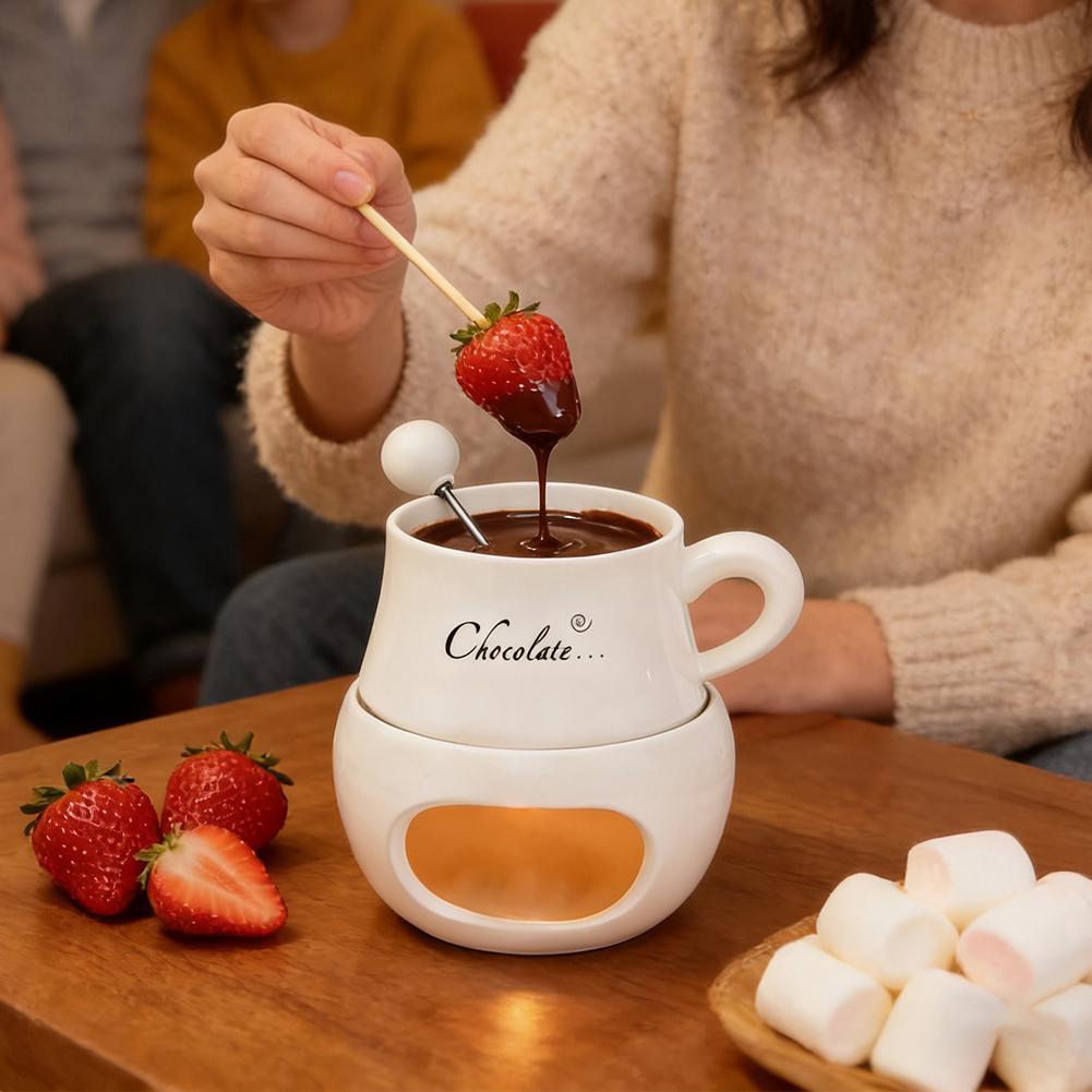 Керамическая чаша для шоколадн – обзор и цена Fondue Pot Ceramic