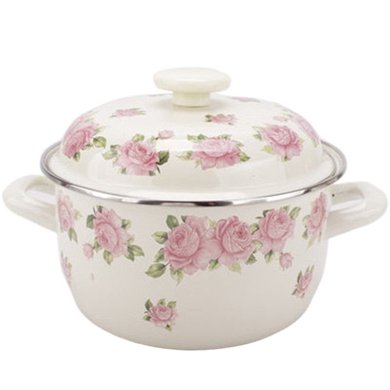 Утолщенная элегантная розовая  – обзор и цена Fondue Pot Ceramic