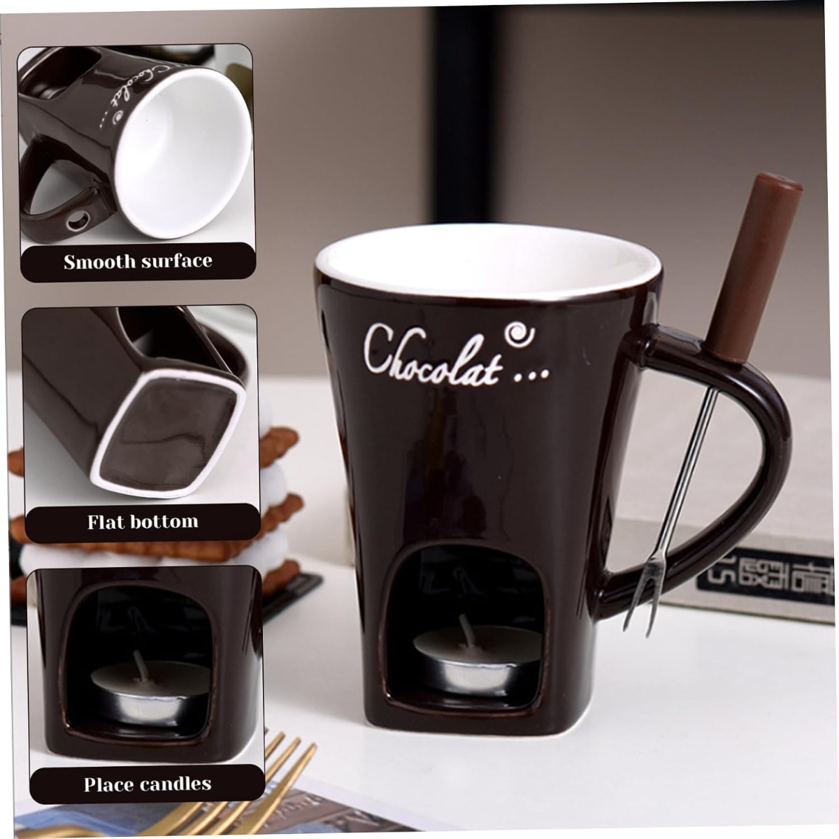 Керамическая многофункциональн – обзор и цена Fondue Pot Ceramic