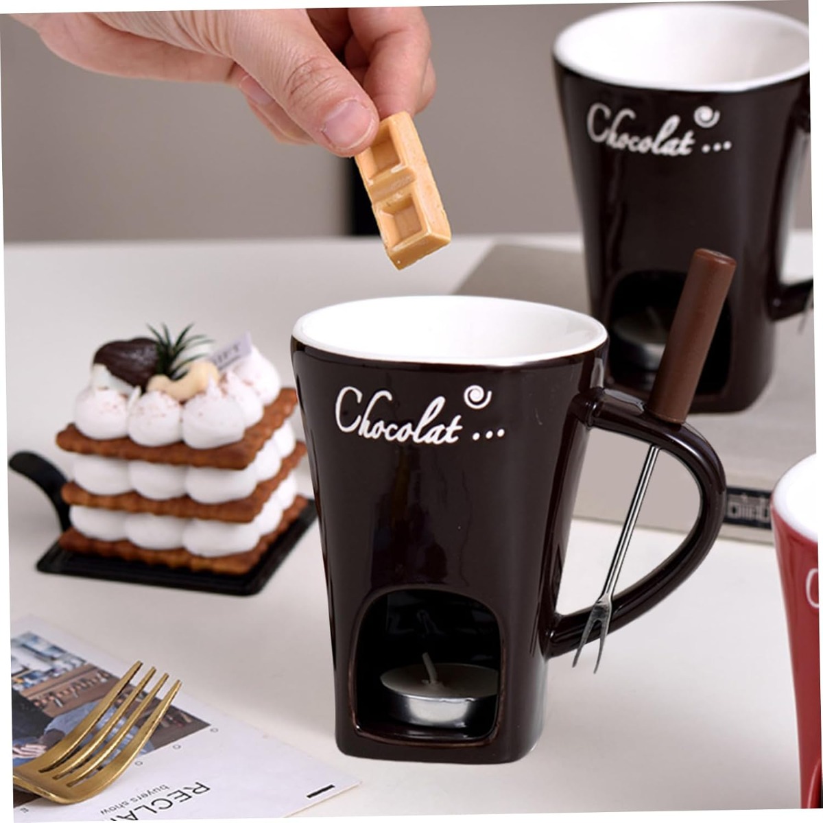 Керамическая многофункциональн – обзор и цена Fondue Pot Ceramic