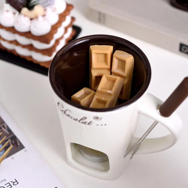 Кружка для фондю, сырное масло – обзор и цена Fondue Pot Ceramic